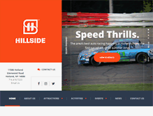 Tablet Screenshot of hollandspeedway.com